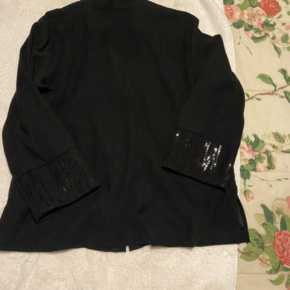 Bob Mackie Sequin Jacket/Blazer XL - Picture 3 of 5
